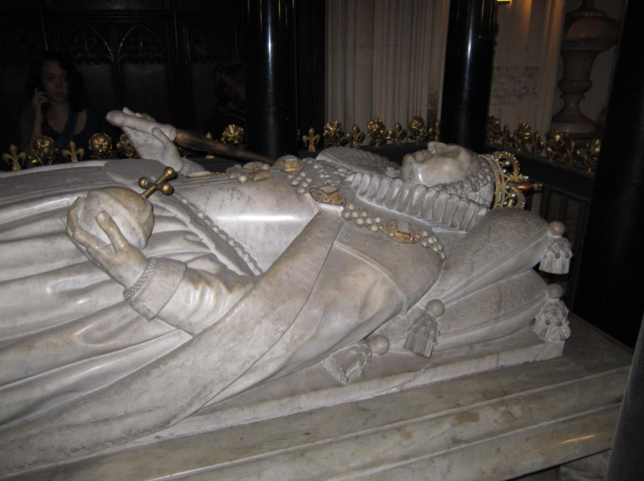 Elizabeth I of England Tomb at Westminster Abby