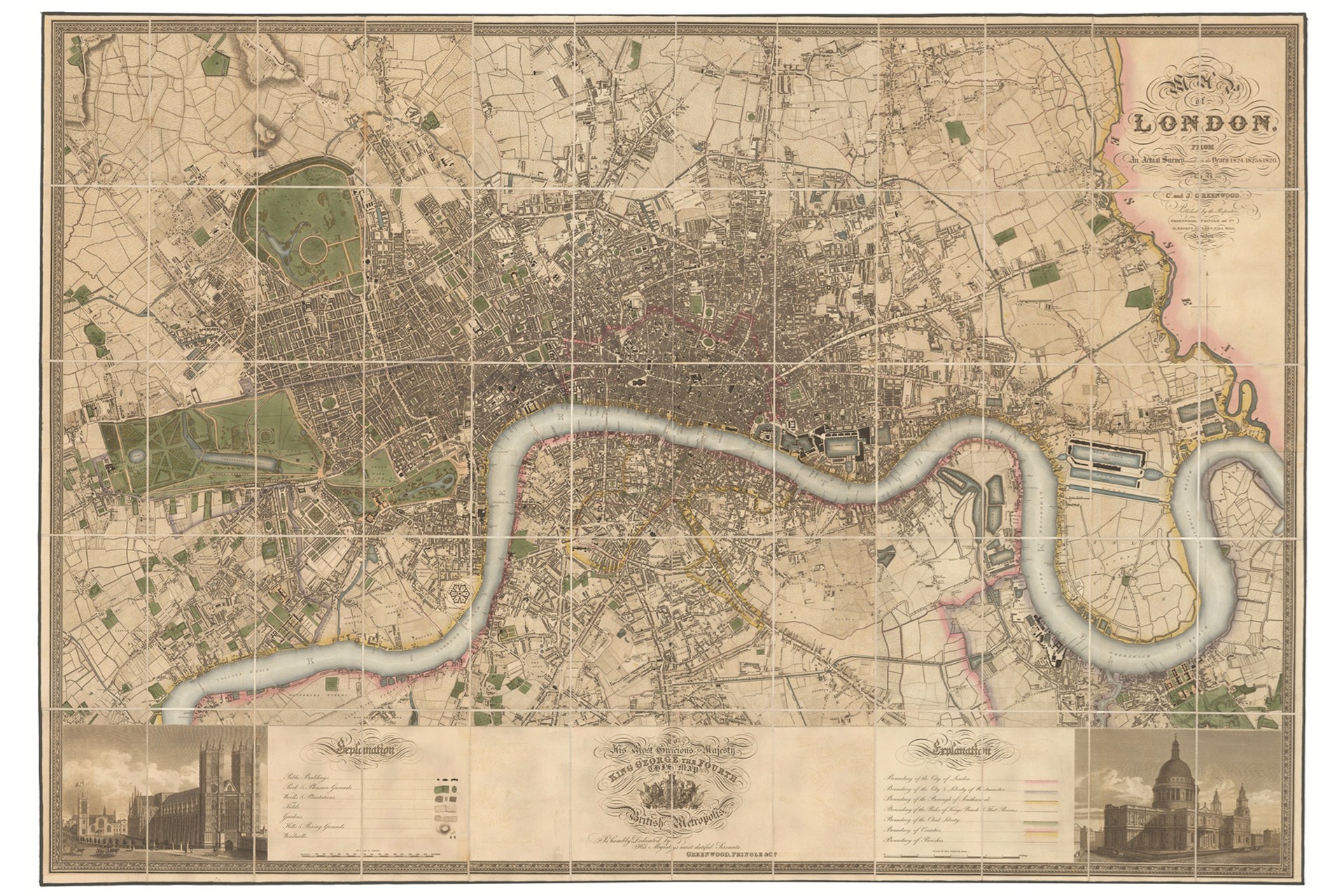 Greenwood's Map of 1827.[3]